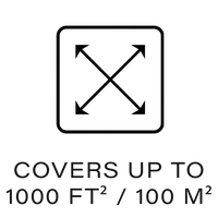 Covers up to 1000 ft²