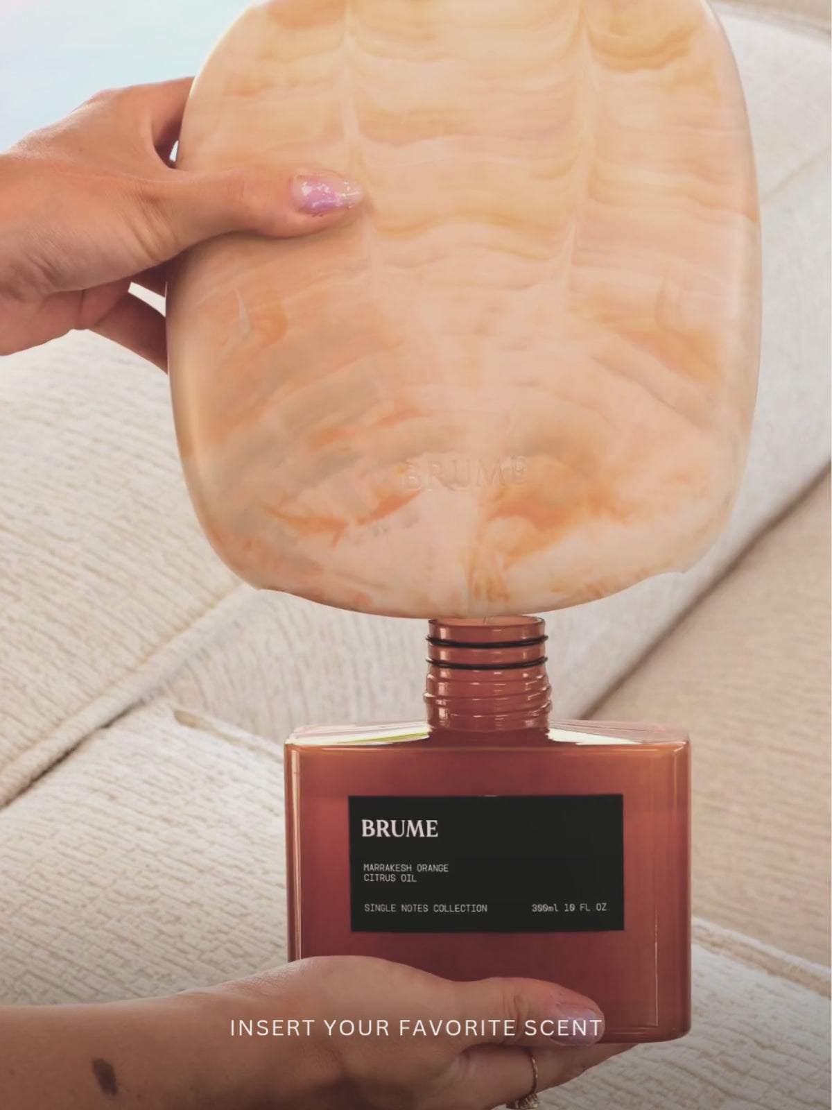The 24/7 Room Diffuser - Dune Cream - Step 1